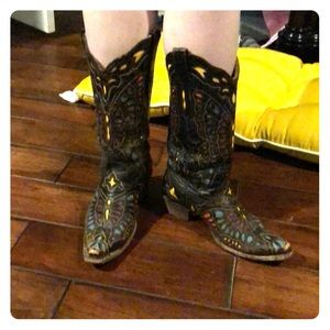 Corral butterfly boots